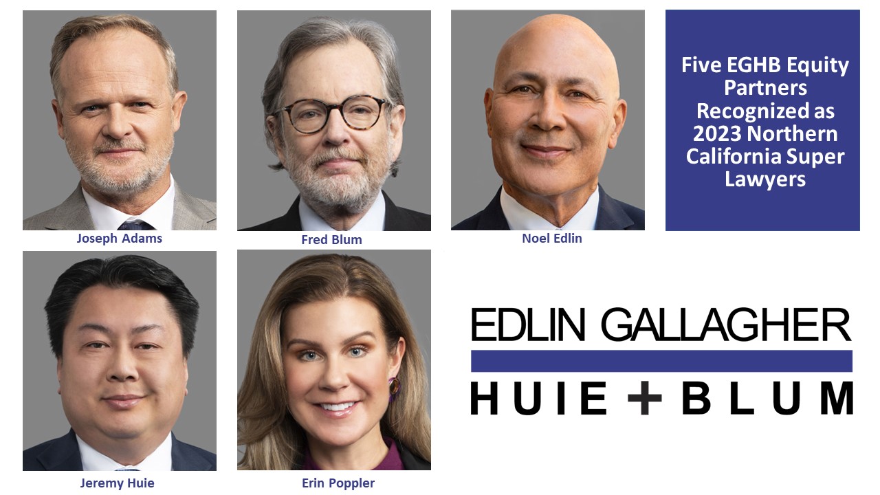 Five EGHB Equity Partners Recognized as 2023 Northern California Super Lawyers